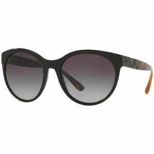Burberry Round Sunglasses W/Grey Gradient Lens